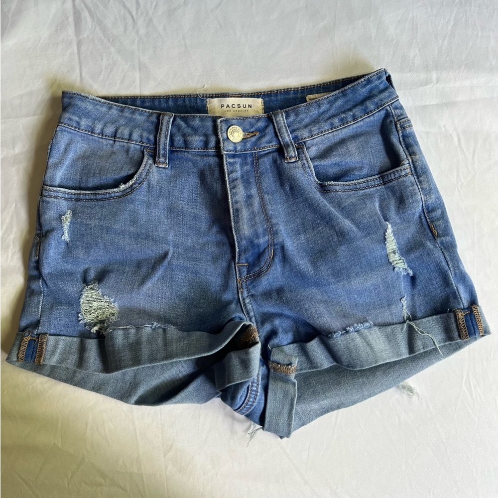 Pacsun High Rise Super Stretch Shortie Size 27
